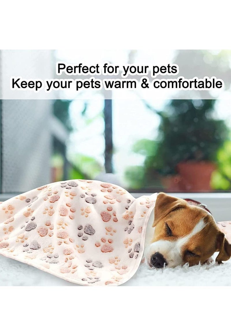 Y&D - Puppy Dog Blankets, 3 Pack Super Soft Warm Sleep Mat Fluffy Premium Fleece Pet Blanket Flannel Throw - Image 1