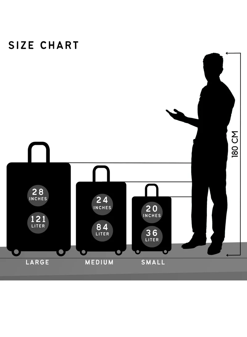 Reflection Reflection 24 Inch Crinkle Carry-on Suitcase Lightweight Vertical Series Travel Soft Luggage Trolley with 84L Storage Capacity and 4 Spinner Wheels Blue