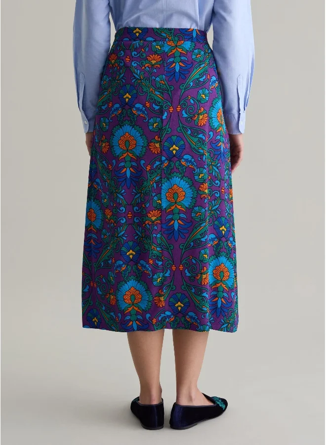 Ovs Midi skirt in viscose with print