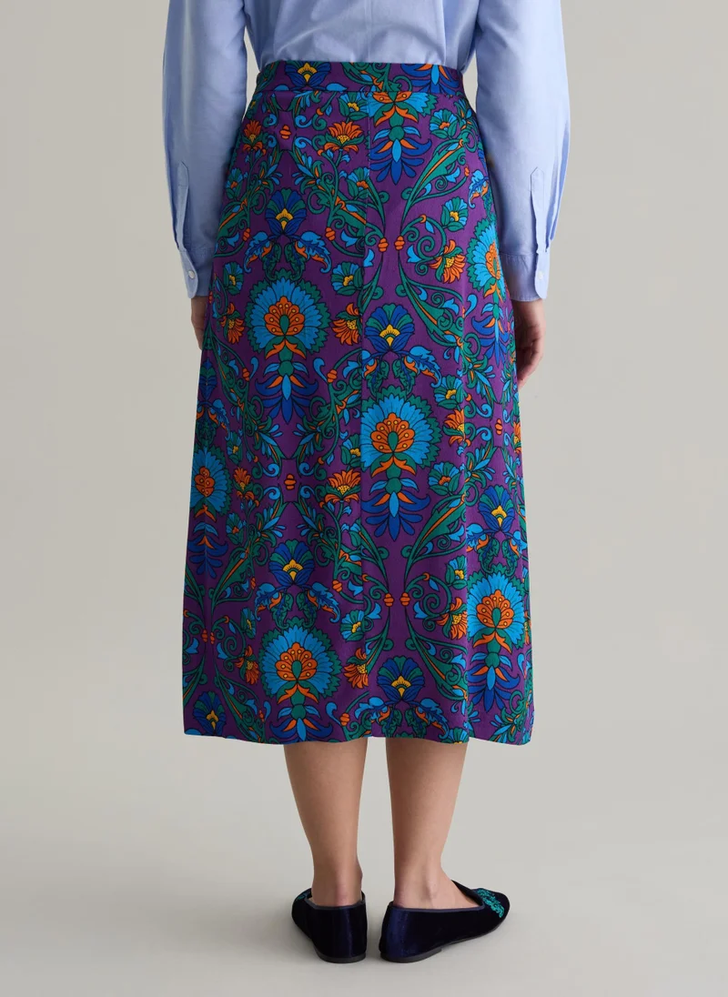 Ovs Midi skirt in viscose with print