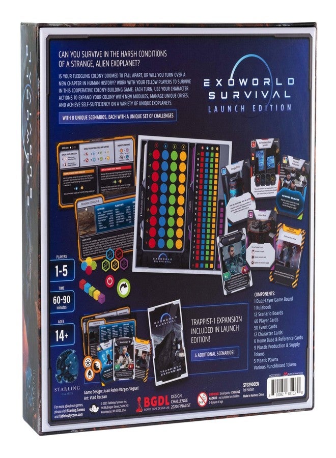 STARLING GAMES Exoworld Survival | Cooperative Colony-Building Strategy Board Game on Alien Planets | 1–4 Players, Age 14+ | Replayable Sci-Fi Survival Adventure - Image 2