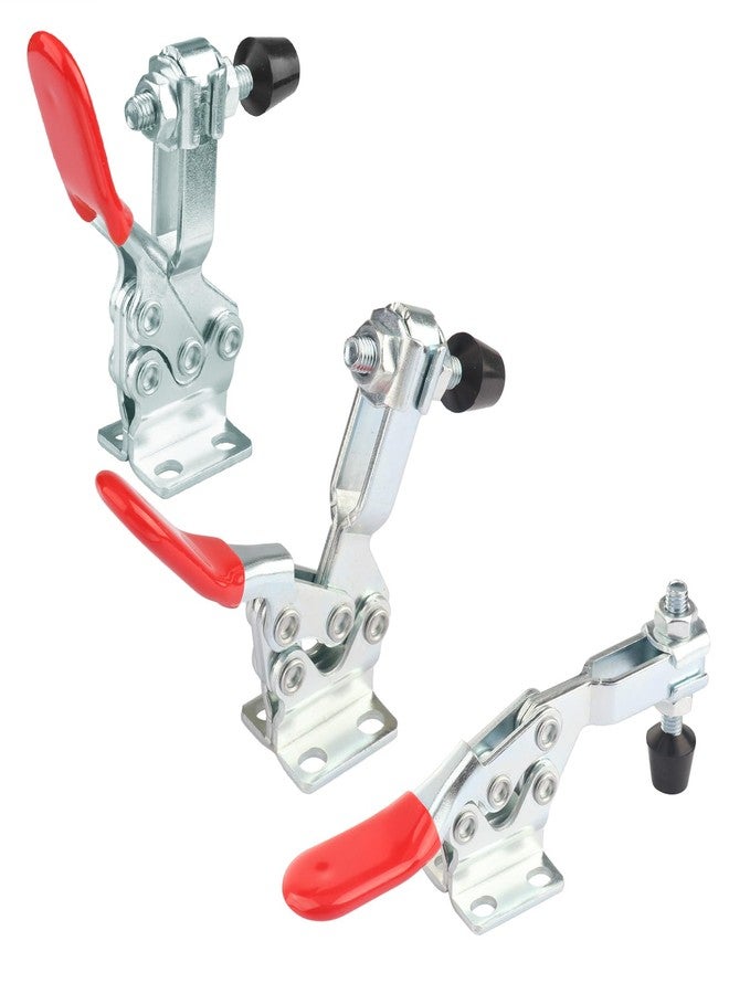 GENHAKON 8 Packs GH-225D 500lbs Holding Capacity Toggle Clamps, Quick-Release Horizontal Clamp, Horizontal Toggle Clamps For Woodworking, Welding, Drill Press, Mechanic,by GENHAKON - Image 4