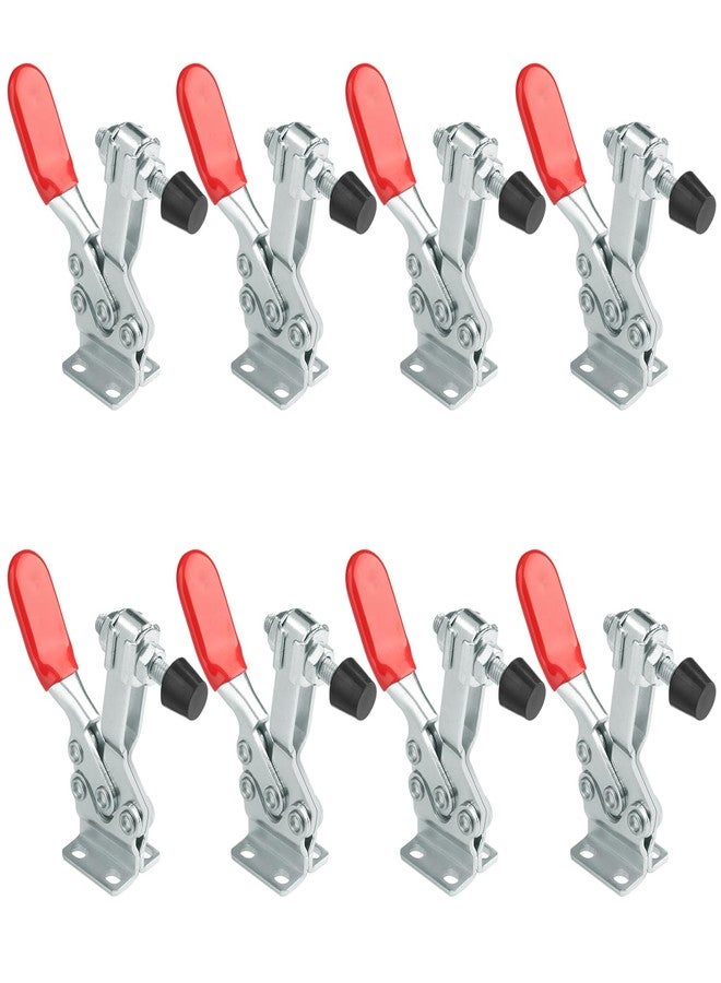 GENHAKON 8 Packs GH-225D 500lbs Holding Capacity Toggle Clamps, Quick-Release Horizontal Clamp, Horizontal Toggle Clamps For Woodworking, Welding, Drill Press, Mechanic,by GENHAKON - Image 1