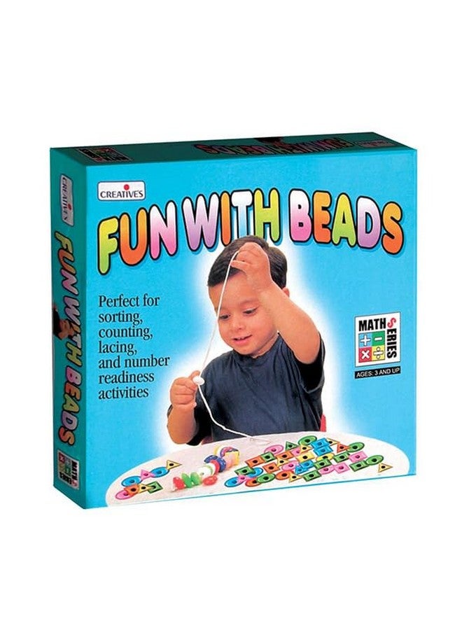 Creative's Creative’s Fun with Beads| Development of fine Motor Skills| Practice in Counting, Sorting & Threading| Learning Addition & Subtraction for Kids| Shorting by Colour & Shapes for Kids| Ages 3 & Up  - Image 1