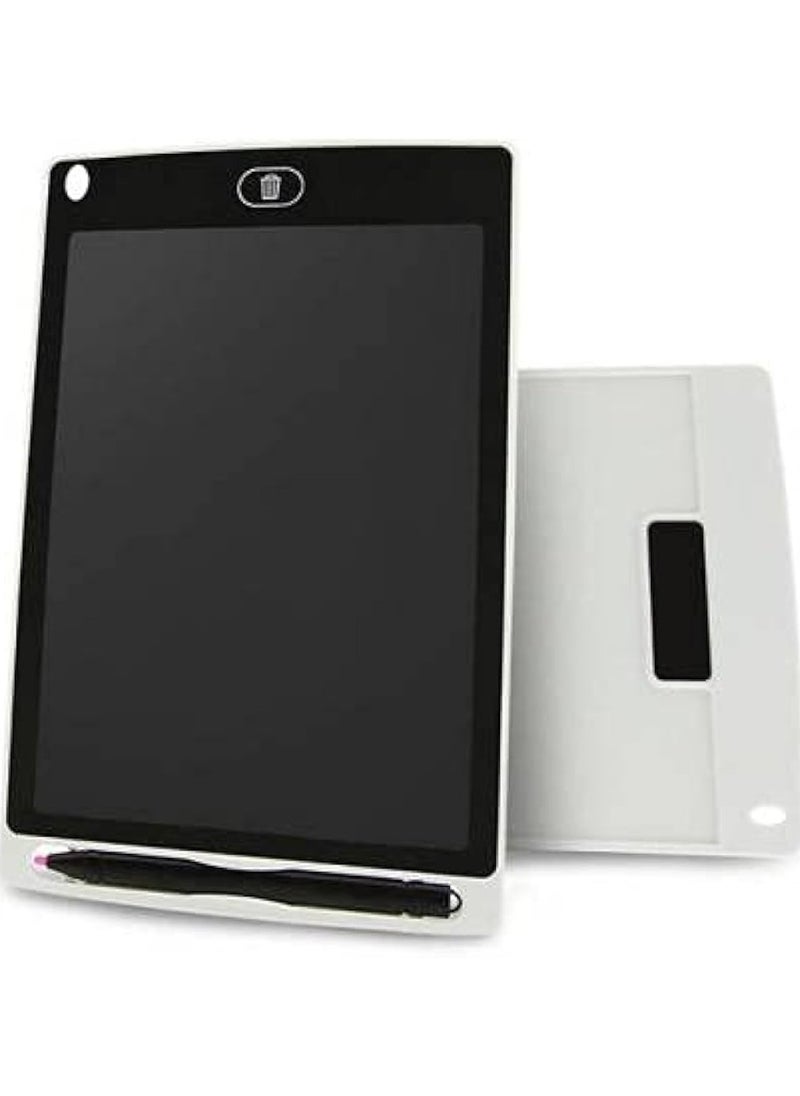 يوتوبيا - تابلت كتابة Utopia بشاشة LCD مقاس 8.5 بوصة – شاشة مريحة للعين – زر مسح بنقرة واحدة – وظيفة القفل – خفيف الوزن ومحمول – إطار أبيض - Image 1