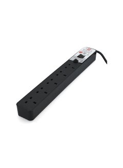 Brennenstuhl 5-Way Angle Plug Extension Cord Black 1.5 m  - Image 2