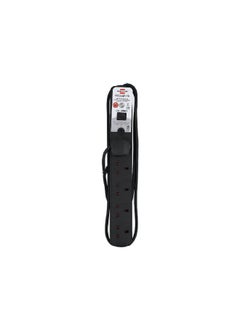 Brennenstuhl 5-Way Angle Plug Extension Cord Black 1.5 m  - Image 3