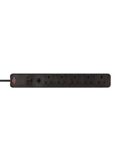 Brennenstuhl 5-Way Angle Plug Extension Cord Black 1.5 m  - Image 5