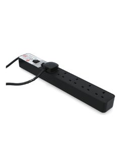 Brennenstuhl 5-Way Angle Plug Extension Cord Black 1.5 m  - Image 1