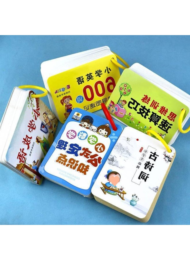 null - PEP Primary School Grade 1-6 Mathematical Formula Theorem Card Law Of Operation Unit Conversion Area Formula-Specification:(formal Theorem + Ancient Poetry + Primary School Idioms + Mathematical Thinking + Primary School English 600 Words) - Image 1