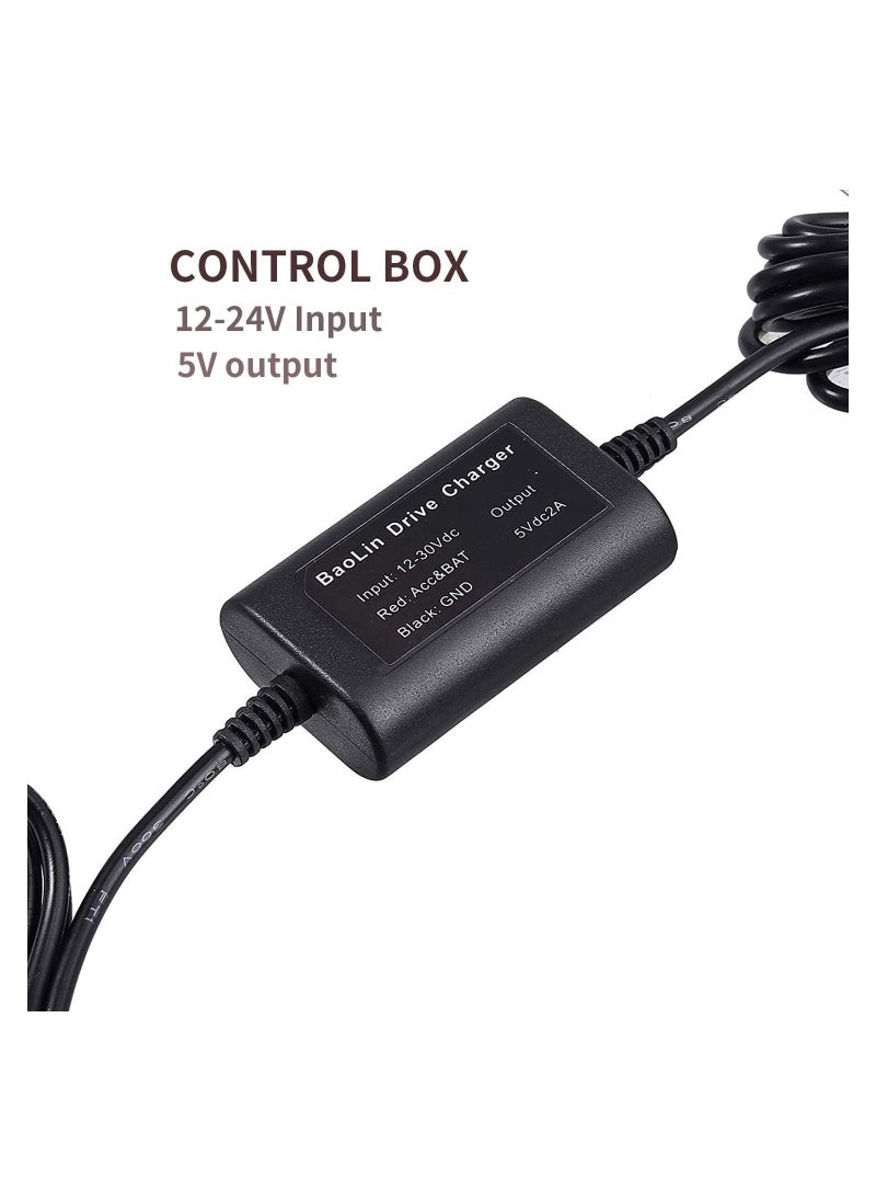 Arabest 10ft Hard Wire Kit for Dash Cam with Mini/Micro/Micro2 Fuse 12V-24V to 5V Dash Cam Hardwire Kit  - Image 5