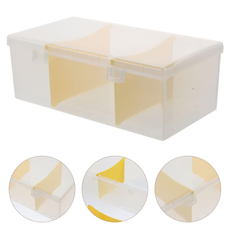Business Card Holder Organizer Box Portable Desktop Storage Case for Office Supplies - Image 5