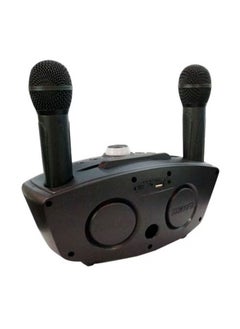 SDRD Portable Bluetooth Karaoke Speaker with Dual Wireless Mics for Kids & Adults – Ideal for Indoor & Outdoor Parties, Birthdays, and Events | SD-306 Wireless Karaoke Machine  - Image 3