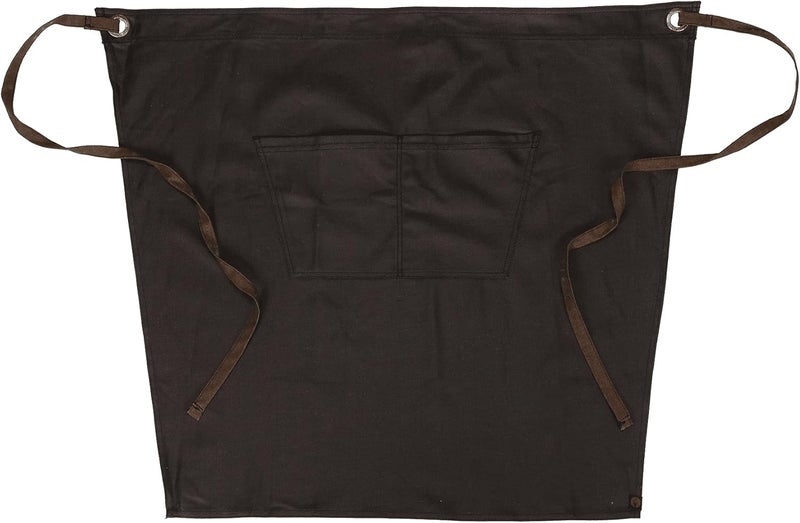 Chef Works Wet Look Bistro Apron, BROWN/BLACK, One Size - Image 3