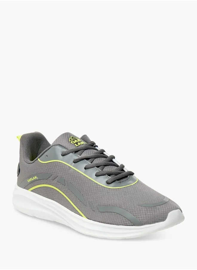 Oaklan by Shoexpress Men Mesh Sports Shoes with Lace-Up Closure