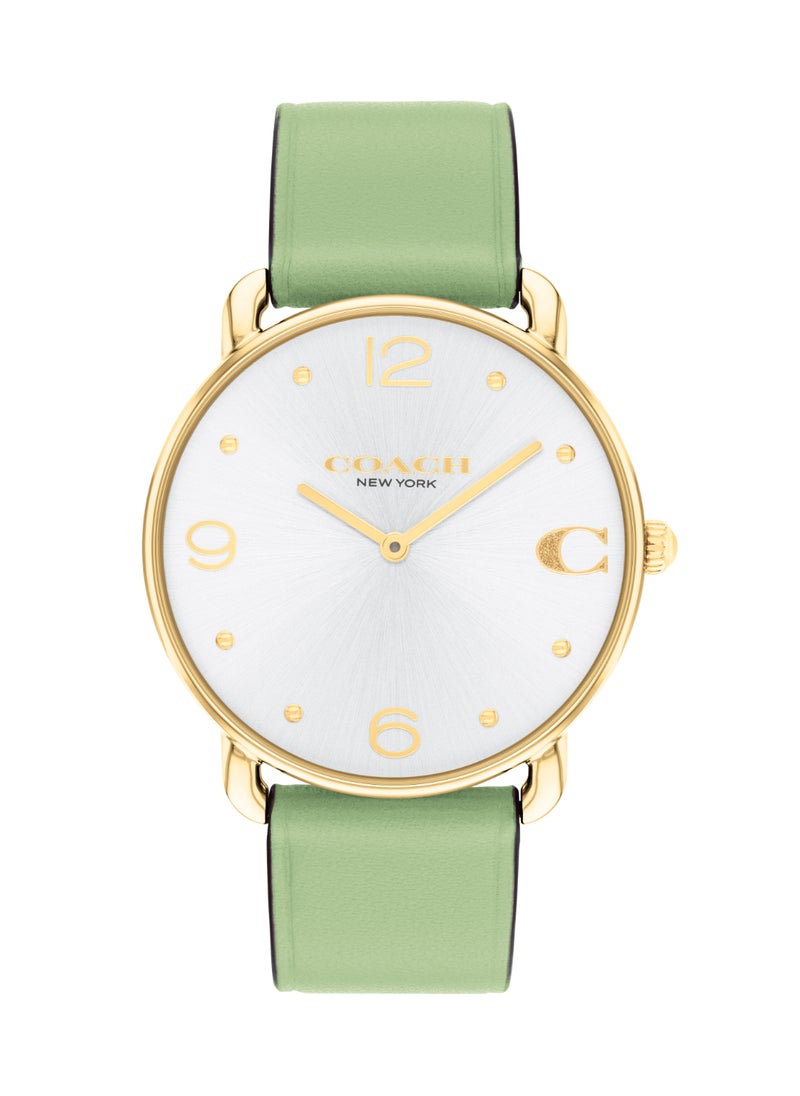 COACH Round Analog Women's Silver White Case Watch - 14504287  - Image 1