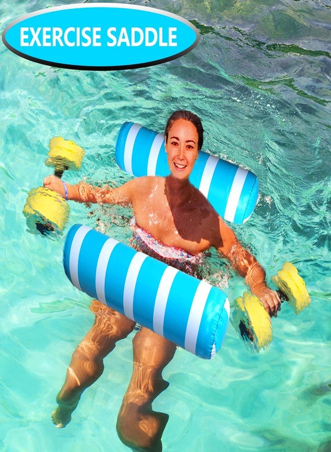 BLOFUN 2 Pack Float Hammock,Pool Float Lounger,Water Swimming Floating Bed Hammock,Comfortable Inflatable Lounger, for Adults Vacation Fun and Rest - Image 5