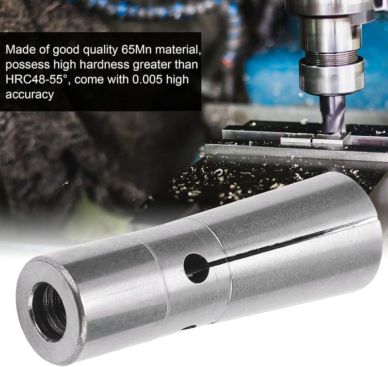 SDC08-4 Collet, Lathe Collet, 0.005" Precision CNC Collet with Super Clamping Force, Pull Back Design for Milling Drilling Tapping Engraving - Image 5