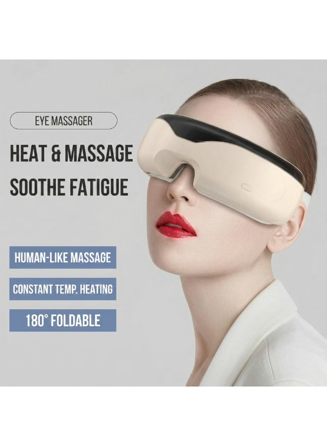 BABONA Eye Massager, Adjustable Sleep Mask Massage Holiday Birthday Gifts for Women Men, Eye Massager for Migraine Reduce Stye Eye, Eye Strain Relief, Improve Sleep - Image 3