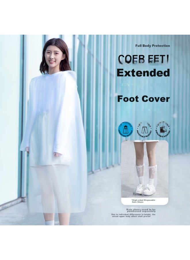 Sometimes, Disposable Raincoats Are Portable Card-style Raincoats That Are Compressed. Adult Full-body Protection Emergency Outdoor Travel Essentials - Image 4