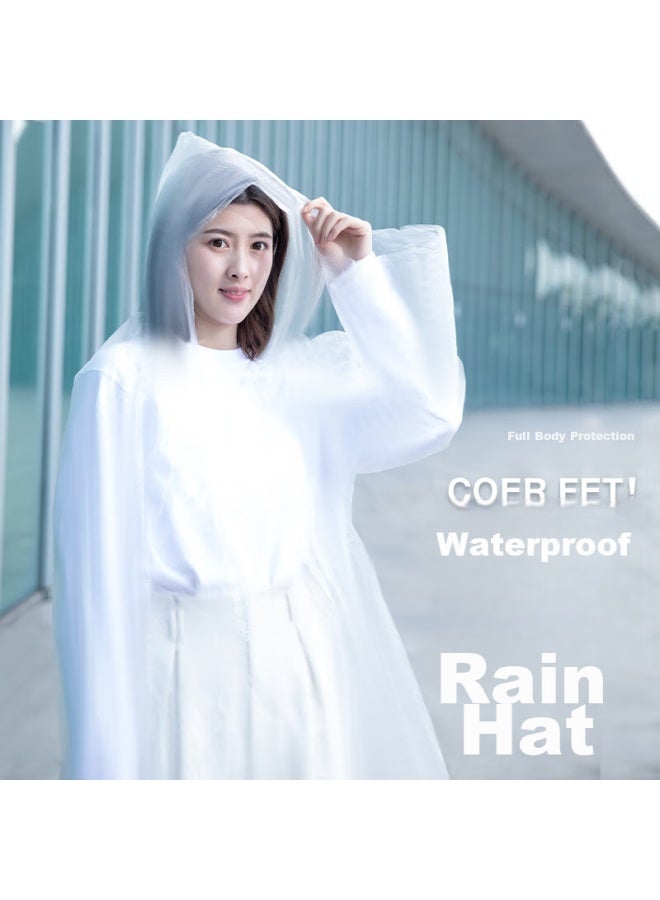 Sometimes, Disposable Raincoats Are Portable Card-style Raincoats That Are Compressed. Adult Full-body Protection Emergency Outdoor Travel Essentials - Image 3