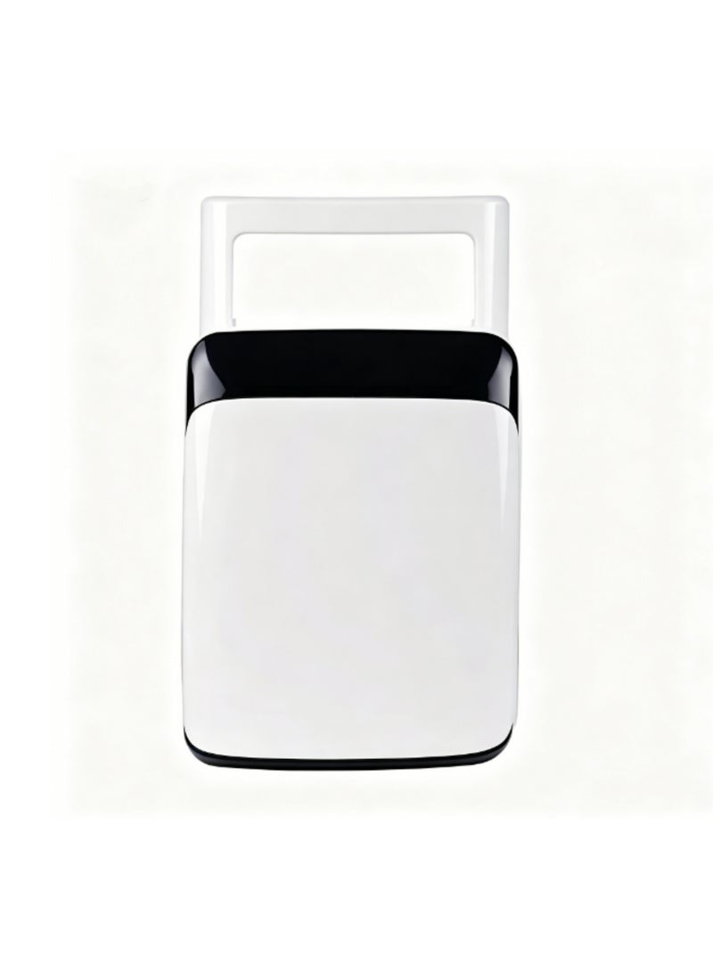 10L Portable Car Refrigerator Mini Fridge with Cooling & Heating Function Dual-Use Travel Cooler for Food and Drinks – Compact Electric Thermoelectric for Auto Home Office Outdoor Camping black white - Image 2