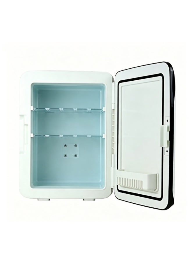 10L Portable Car Refrigerator Mini Fridge with Cooling & Heating Function Dual-Use Travel Cooler for Food and Drinks – Compact Electric Thermoelectric for Auto Home Office Outdoor Camping black white - Image 3