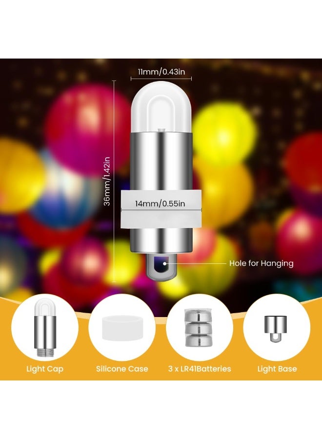 سانموجيد ٢٠ قطعة من مصابيح LED صغيرة تعمل بالبطارية لتزيين حفلات الزفاف والهالوين والكريسماس، مثالية لتزيين طاولات الحفلات. - Image 2