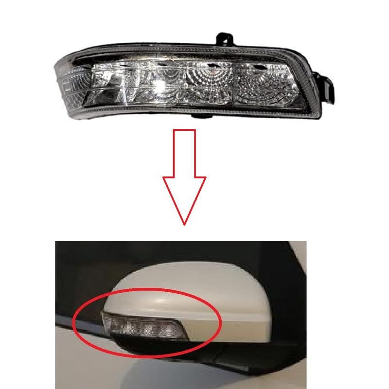 STYCARO- Side Mirror Indicator Lamp compatible with Mahindra XUV 500 IST, 2ND GEN, F/L Model Yellow (RIGHT SIDE (DRIVER SIDE)) - Image 2