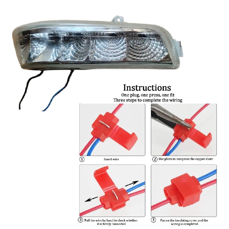 STYCARO- Side Mirror Indicator Lamp compatible with Mahindra XUV 500 IST, 2ND GEN, F/L Model Yellow (RIGHT SIDE (DRIVER SIDE)) - Image 3