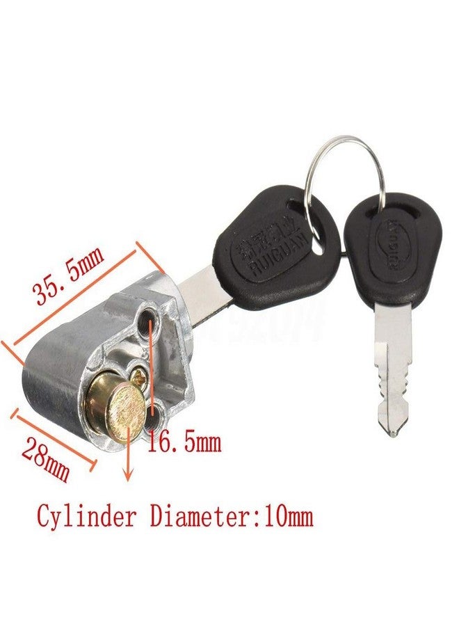 Tookie Portable Anti-Theft Key Lock, Silver, 15mm Lock Cylinder, 70g - Image 2
