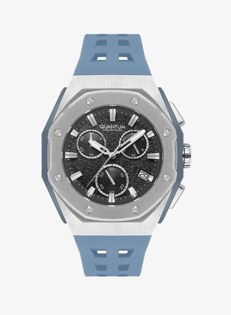 Quantum Men's Silicone Analog Watch HNG1170.360 - 46 mm
