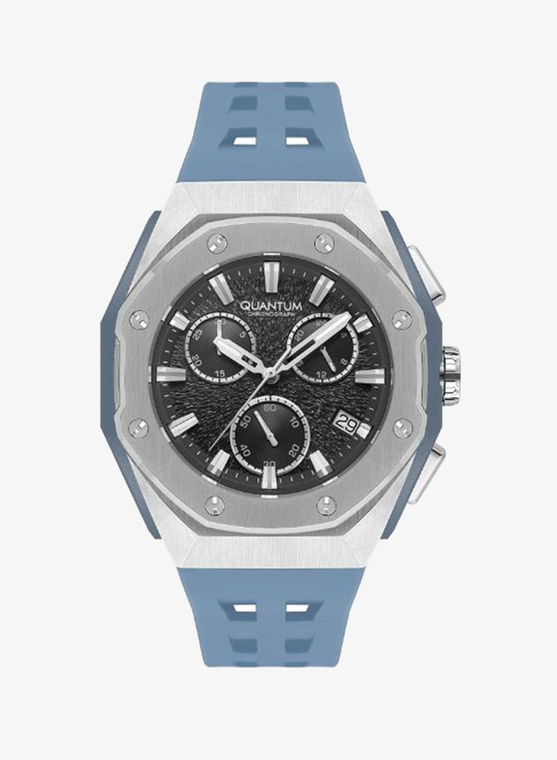 Quantum Men's Silicone Analog Watch HNG1170.360 - 46 mm - Image 1