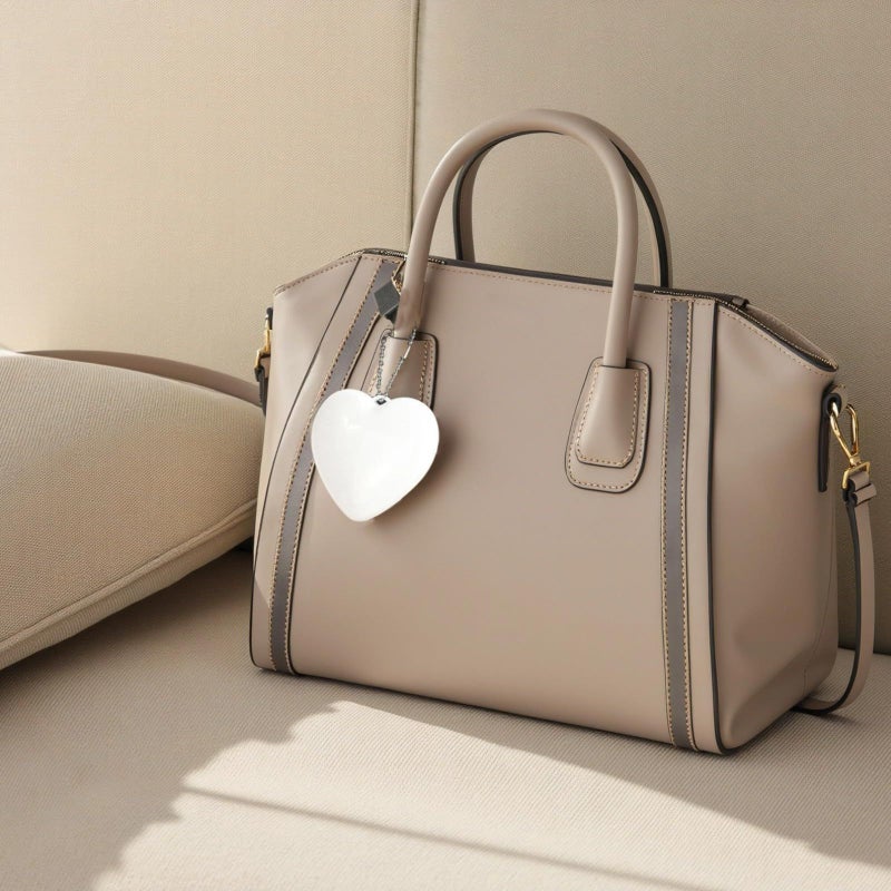 Rechargeable USB Handbag Heart Light 2 Pack Portable Touch Sensor White Shell - Image 4