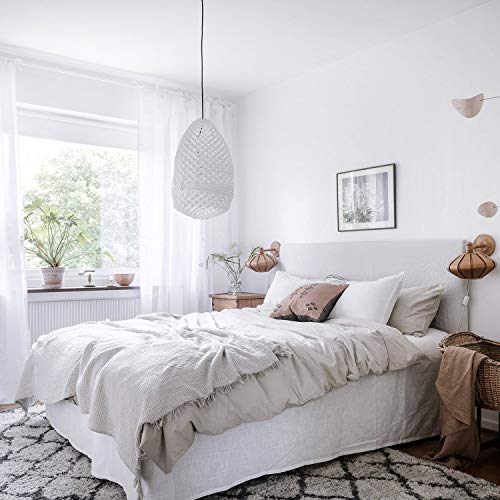 Mecpar 15.7In x 16.4Ft Matte Wallpaper White Contact Paper White Peel and Stick Wall Paper Thicken Waterproof Wallpaper for Kitchen Countertop Cabinet Wardrobe - Image 2