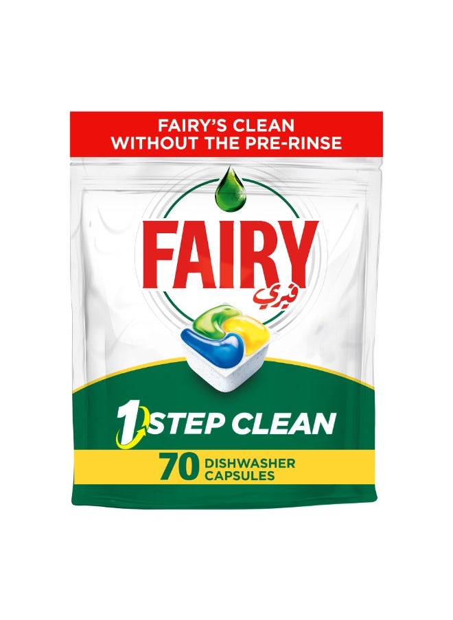 Fairy 1 Step Clean Automatic Diswhasher Tablets Effective On Tough Grease Without The Pre Rinse  - Image 1