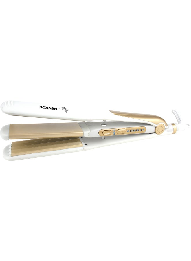 SONASHI 2-Piece Brows Hair Remover Set With Straightener SHS-2082 + SLD-823 White/Gold - Image 2