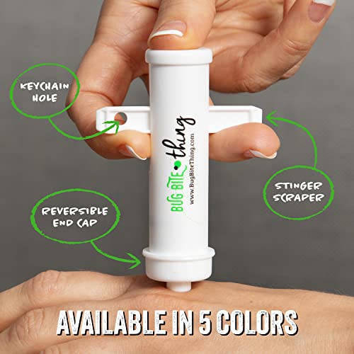 BUG BITE THING Suction Tool - Bug Bites and Bee/Wasp Stings, Natural Insect Bite Relief, Chemical Free - White/Single - Image 4