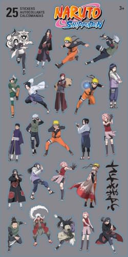 Naruto هدايا حفلة ناروتو للأولاد والبنات - 12 عبوة من ملصقات ناروتو في حزمة كبيرة لحقائب حفلات عيد الميلاد للأطفال - مستلزمات حفلة الأنمي - Image 5