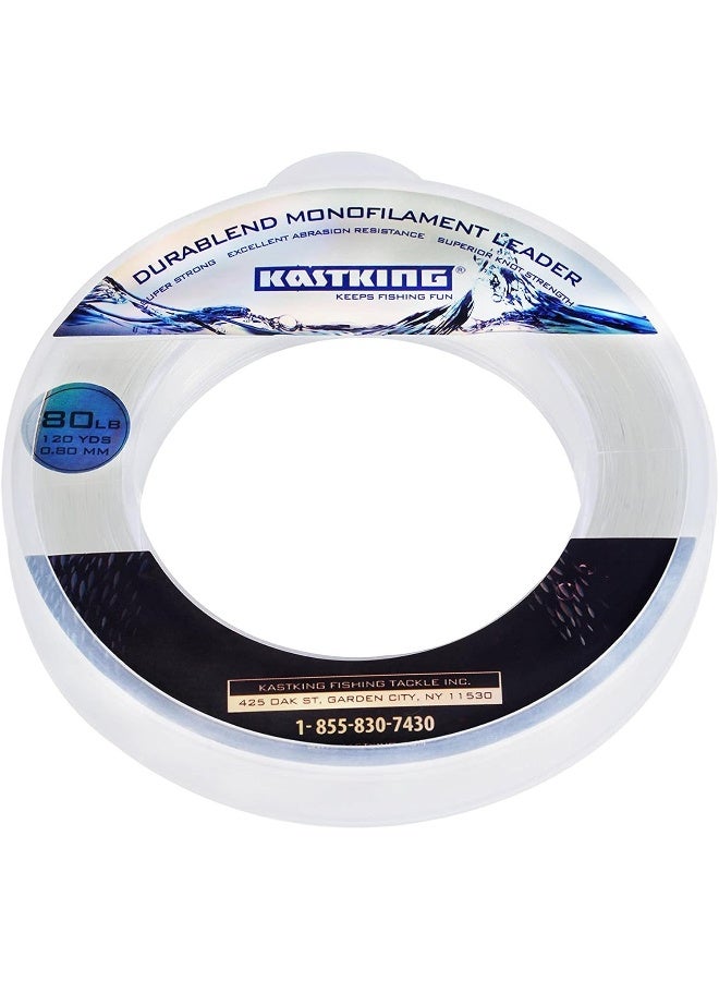 Kastking KastKing DuraBlend Monofilament Leader Line - Premium Saltwater Mono Leader Materials - Big Game Spool Size 120Yds/110M - Image 3