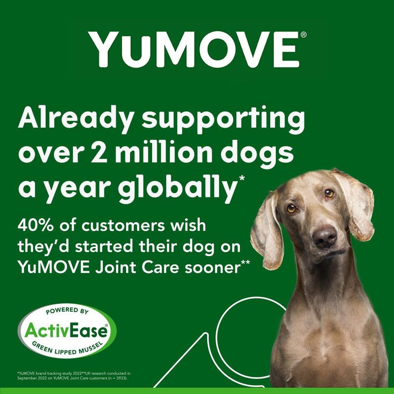 Lintbells YuMOVE Joint Supplement Dog Chews - Contains Glucosamine, Green Lipped Mussel - Natural Relief from Hip Ache, Stiff Joints - 1 Month’s Supply (Large & X-Large) - Image 4