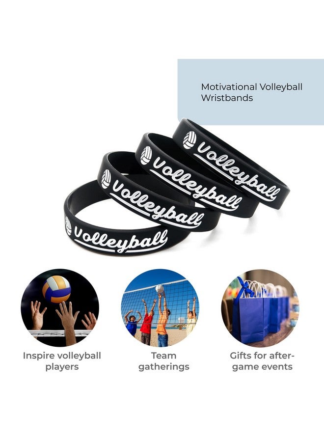 Inkstone Volleyball Silicone Bracelets With Motivational Sports Quotes Rubber Wristbands - Image 5