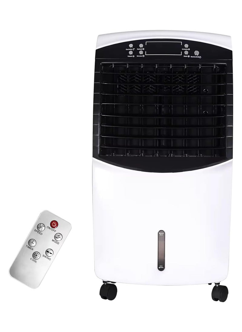 Generic Evaporative Air Cooler, Portable Air Conditioner with Remote Control, 3 Speeds, 9L Water Tank, 65W for Home and Office  - Image 2