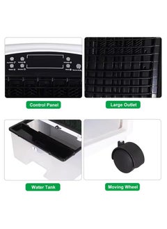 Generic Evaporative Air Cooler, Portable Air Conditioner with Remote Control, 3 Speeds, 9L Water Tank, 65W for Home and Office  - Image 3