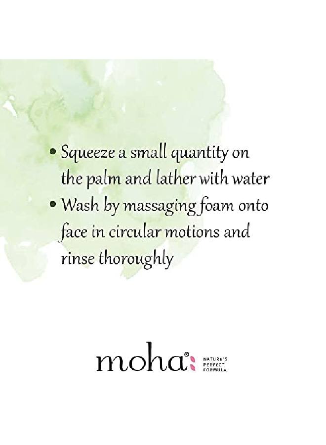Moha: Herbal Face Wash 200 ML X 2 | Face Wash With Goodness Of Neem Aleovera Cucumber Rose & Yashtimadhu Which Keep Skin Healthy Soft & Glowing For All Skin Type - Image 5
