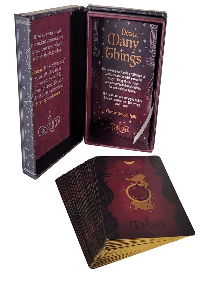 Forged Dice Co. Deck of Many Things - Premium RPG Playing Cards with Unique Art Illustrations - Compatible with Dungeons and Dragons Board Game, D&D 5e, DND Accessories - Image 4