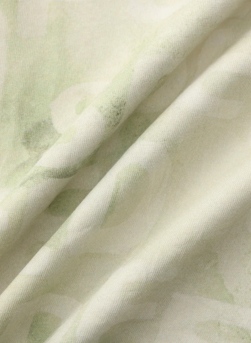 Balabala Green Kids Boys Round v-neck short-sleeved T-shirt for Men | Best Price UAE