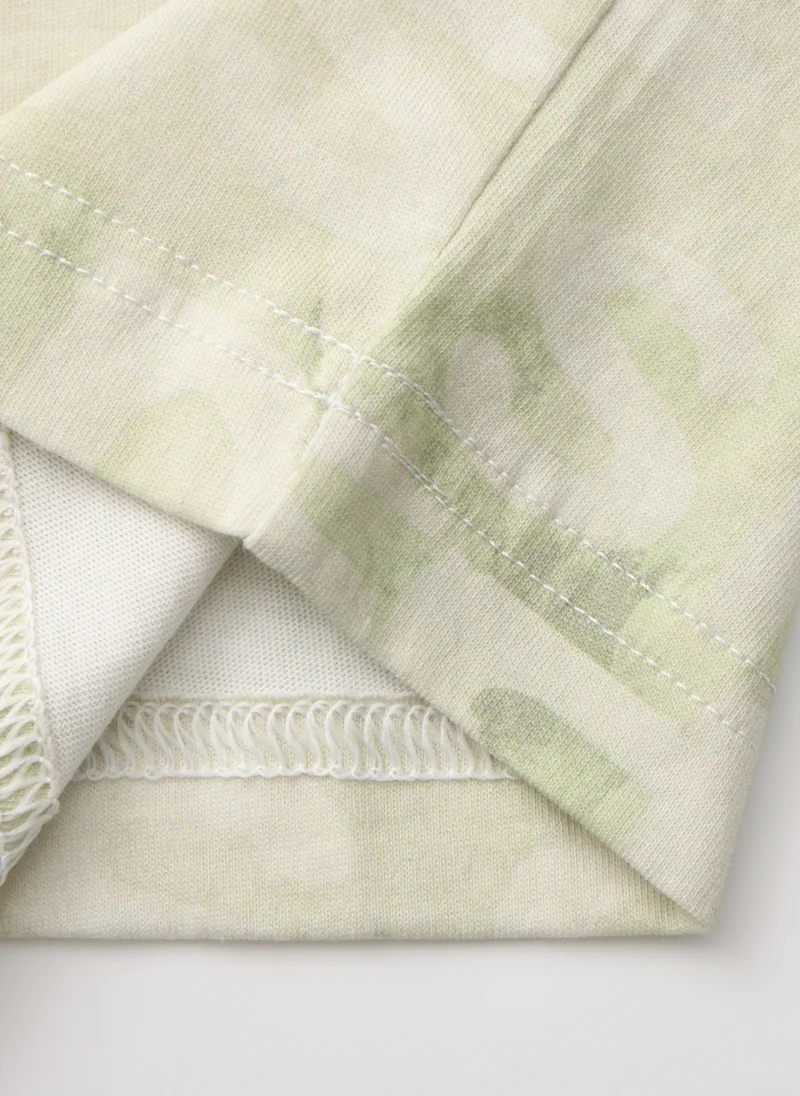 Balabala Green Kids Boys Round v-neck short-sleeved T-shirt for Men | Best Price UAE