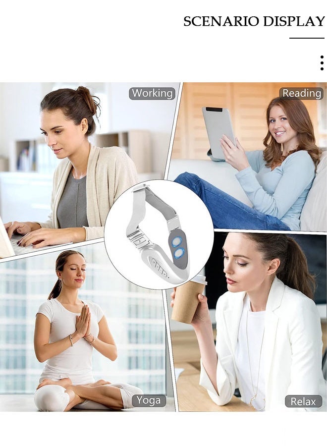 DUNISO جهاز تجميل الوجه على شكل حرف V للنساء، جهاز تقليل الذقن المزدوج، 6 أوضاع و12 مستوى كثافة، مزيل الذقن المزدوج الكهربائي، جهاز ذكي لشد الوجه مع مدلك مغناطيسي - Image 3