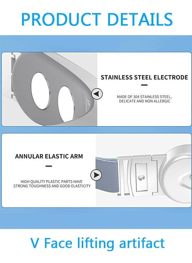 DUNISO - V Face Beauty Device for WomanDouble Chin Reducer Machine 6 Modes and 12 Intensity Levels Electric Double Chin Eliminator Smart Face Lift Device with Magnetic Massager - Image 1